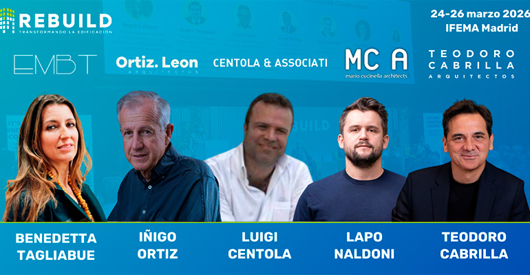Estos son los referentes que están redefiniendo la arquitectura que participaran en Rebuild 2026