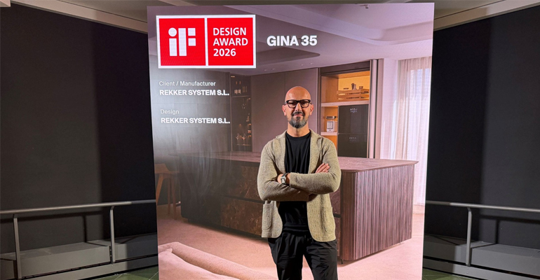 Rekker logra doble reconocimiento internacional de diseño con la cocina Gina35