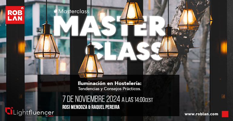 Roblan organiza una formación gratuita sobre la importancia de la iluminación en hostelería dirigida a arquitectos