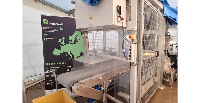 Robot reciclaje material construccion - DPArquitectura