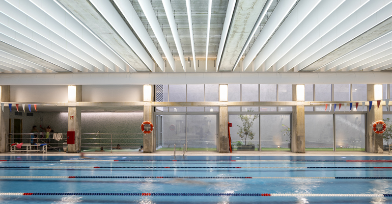 Saint-Gobain Ecophon mejora el confort acústico del Centro Deportivo Municipal Sportrade de Cuatro Caminos