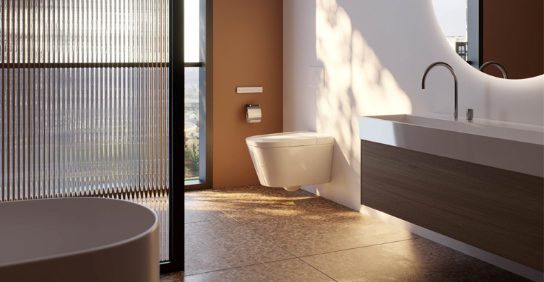 Sanitarios inteligentes con ducha