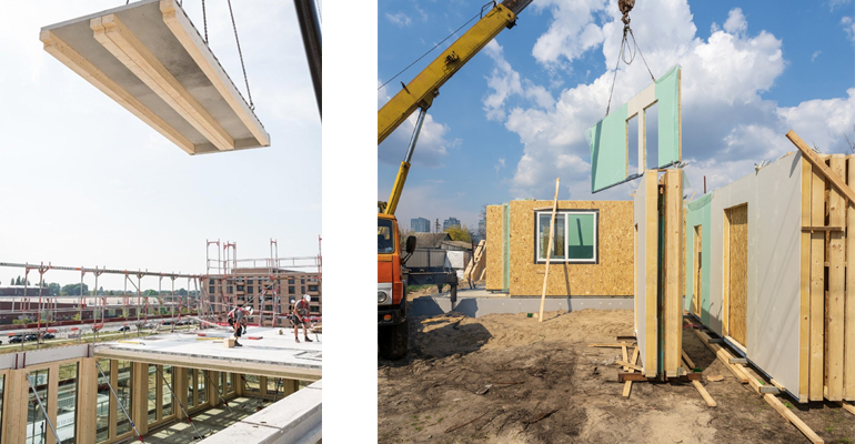 Los sistemas híbridos con madera reducen plazos y emisiones en construcción industrializada