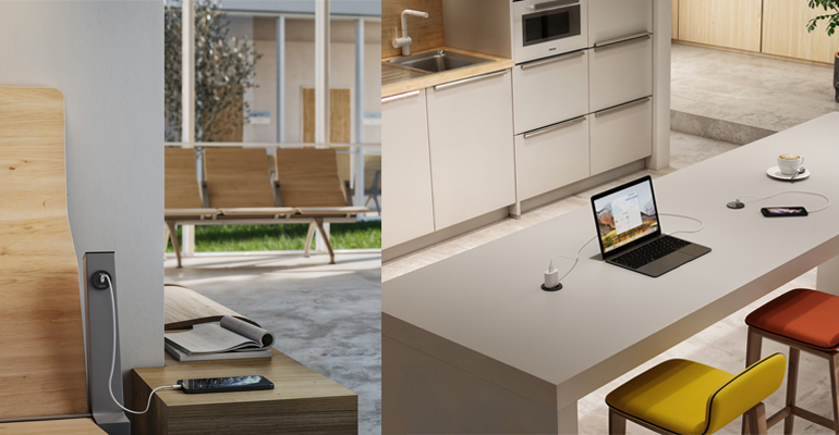 Soluciones USB para pared, integrando conectividad, carga y diseño sostenible en entornos profesionales y residenciales