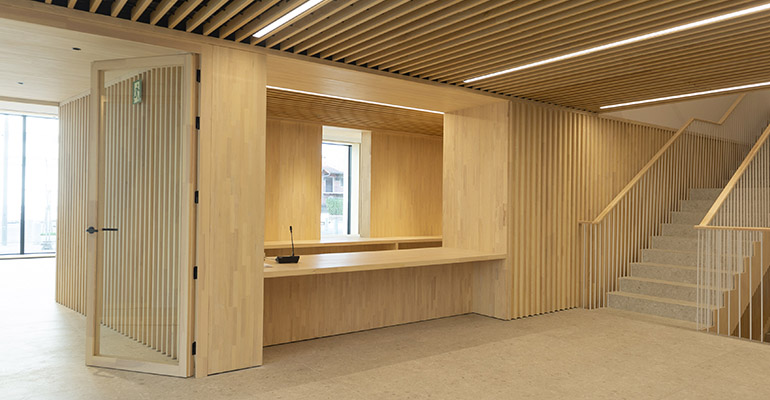 Spigoline revistimiento centro civivox salesianos 3 - DPArquitectura