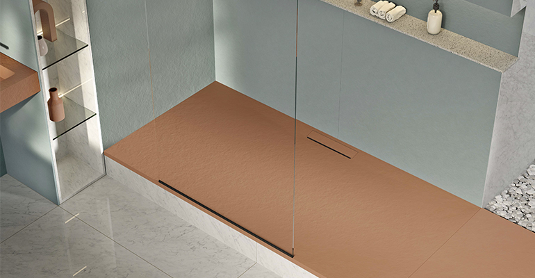 Tendencias de baño 2026: color natural, materiales sensoriales y diseño curvo con enfoque sostenible