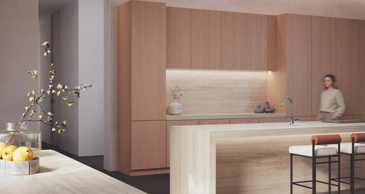 Venux actualiza su Travertino Classico para proyectos residenciales y contract