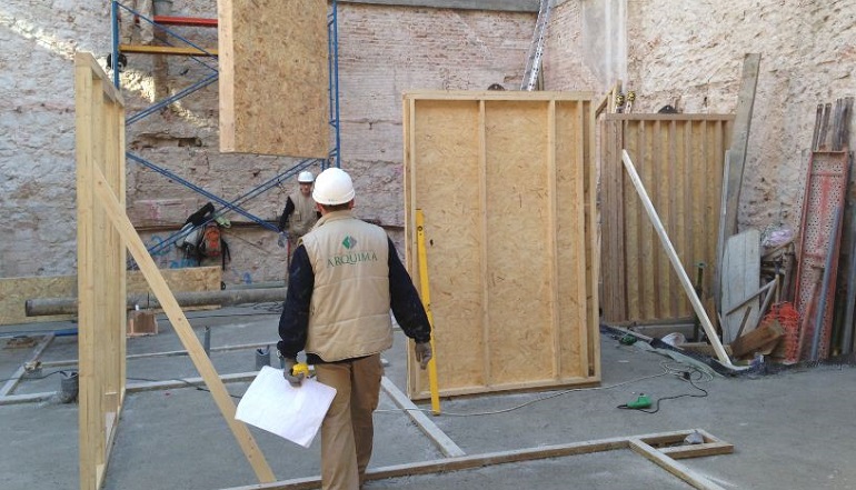 Se inicia la construcción del primer edificio plurifamiliar en altura con estructura de entramado ligero de madera en Barcelona