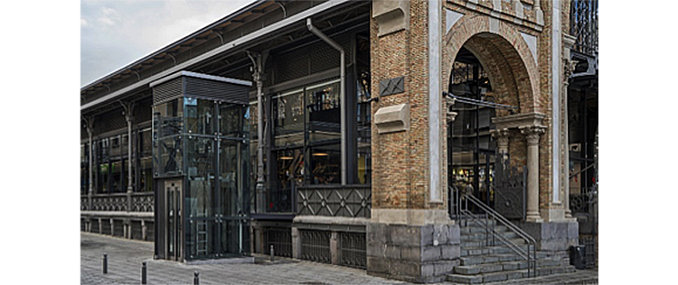 Nuevos ascensores para el Mercado Central de Zaragoza