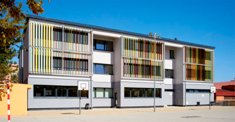 El primer colegio Passivhaus aprueba en eficiencia energética