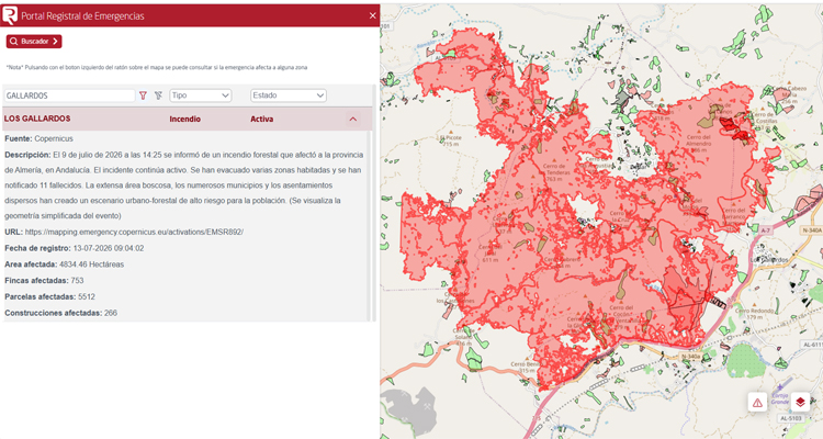 Portal registradores Incendio Gallardo - DPArquitectura