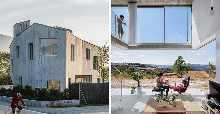 Casa Cáscara de Marunys y Vivienda unifamiliars en Calders