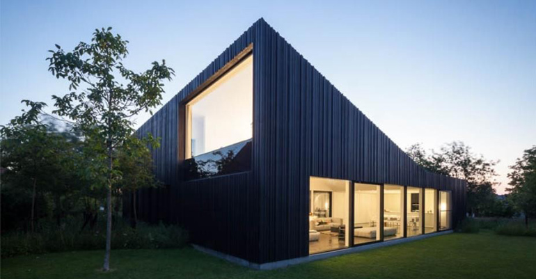 Himacs para la lujosa «TV House» de Bruno Vanbesien en Bélgica