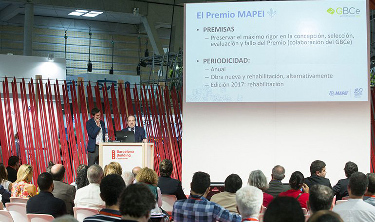 Presentada la primera edición del Premio Mapei a la Edificación Sostenible