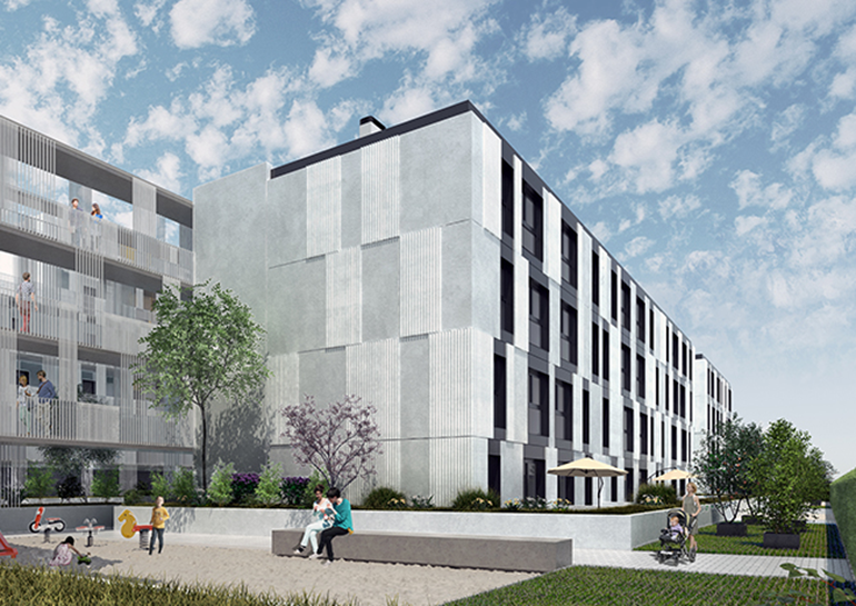Tectum Real Estate Investments apuesta por la construcción industrializada en la promoción desarrollada en Móstoles