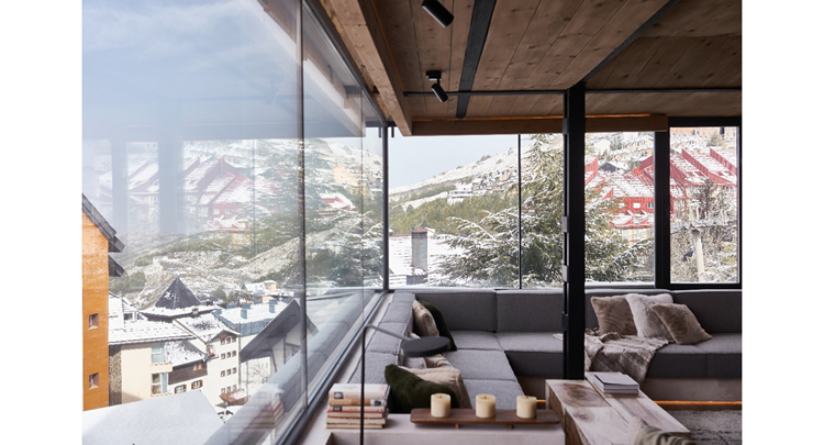 Un refugio para los amantes de la nieve